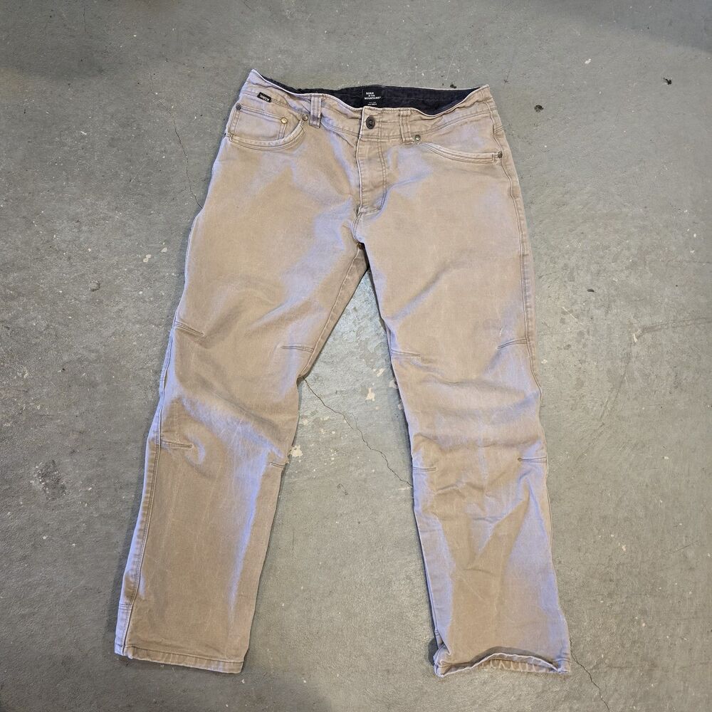 Kuhl Easy Rydr Pants Men 34x28 Brown Vintage Patina Dye Stretch Work Hiking